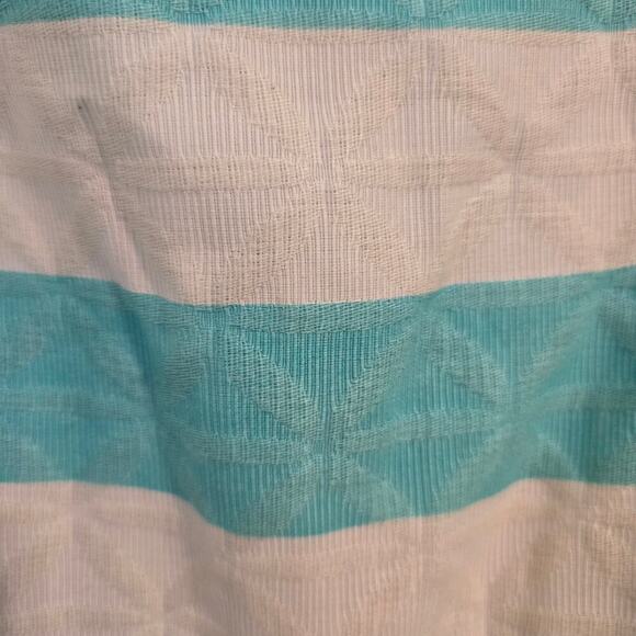 Just Taylor Turquoise Cream Sleeveless Dress Women’s Size 2 Lined - Picture 9 of 10